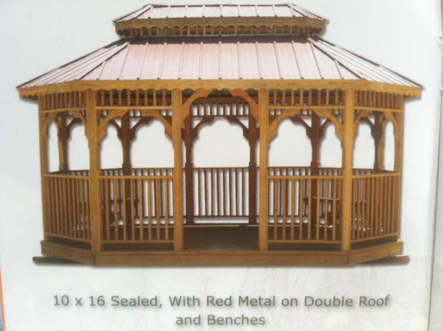 Oblong Wooden Gazebos | ShedsNashville.com Oblong Wooden Gazebos | ShedsNashville.com